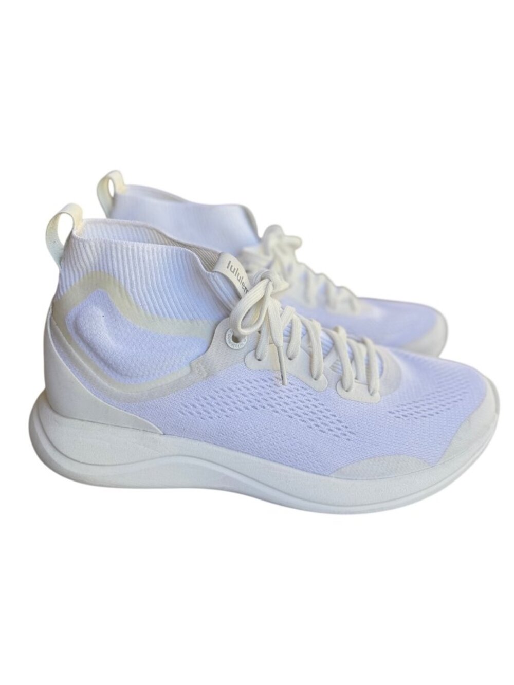 Lululemon Chargefeel Workout Mid Shoes Womens Size 8.5 White Running Gym